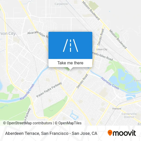 Aberdeen Terrace map