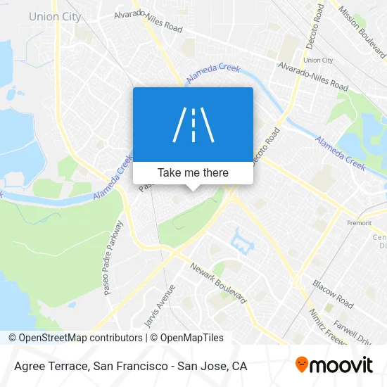 Agree Terrace map