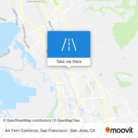 Air Fern Common map