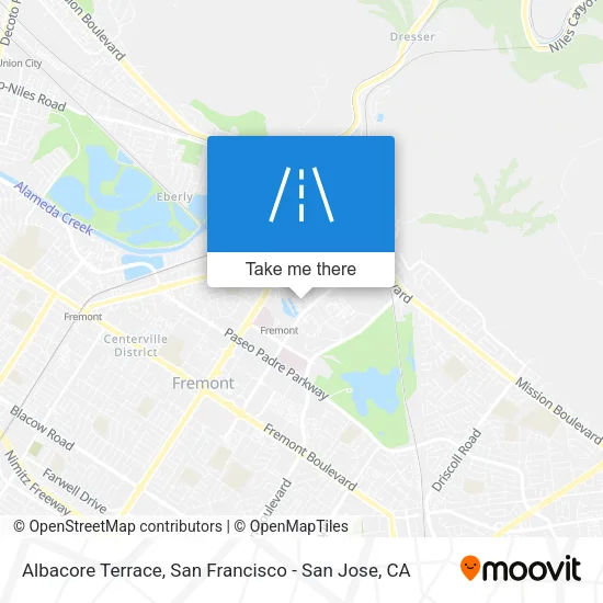 Mapa de Albacore Terrace