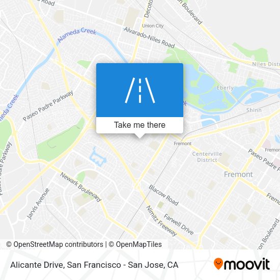 Mapa de Alicante Drive