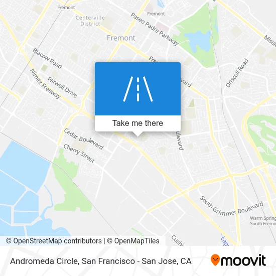 Andromeda Circle map