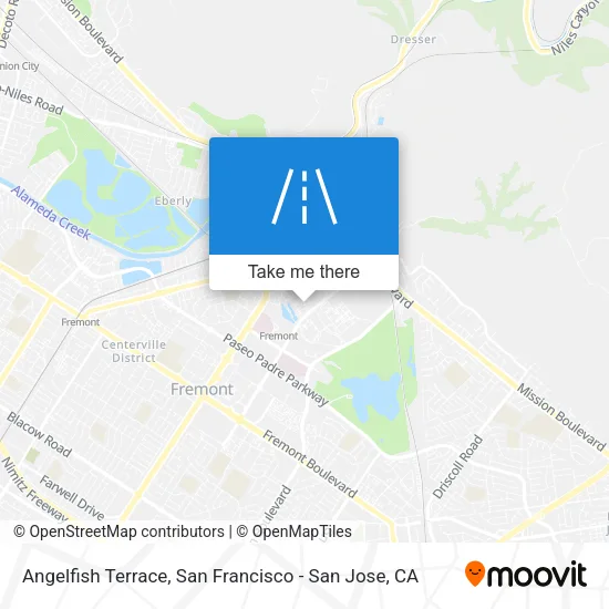 Angelfish Terrace map