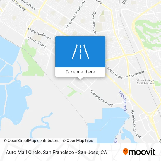 Auto Mall Circle map