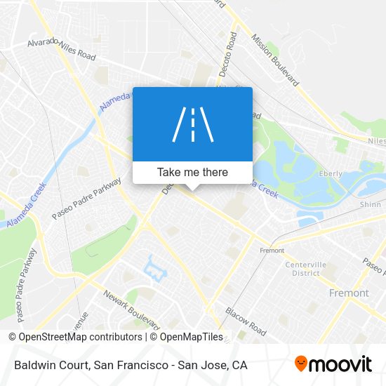 Mapa de Baldwin Court