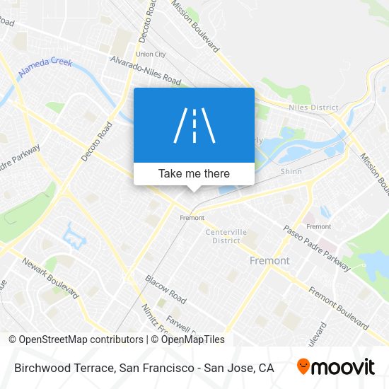 Birchwood Terrace map