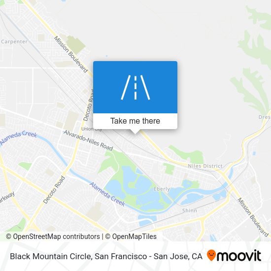 Mapa de Black Mountain Circle