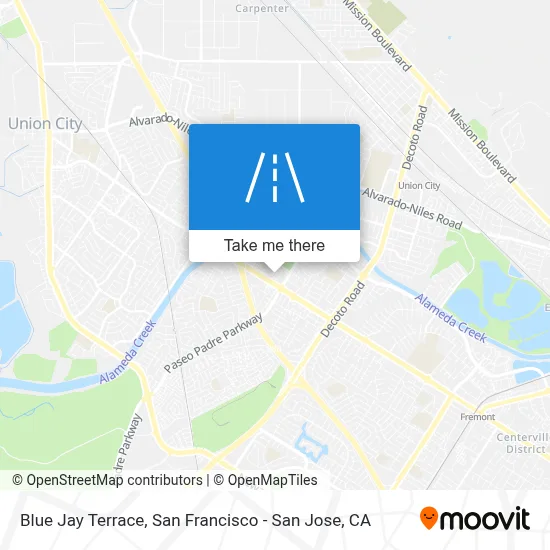 Blue Jay Terrace map