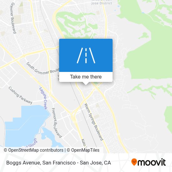 Mapa de Boggs Avenue