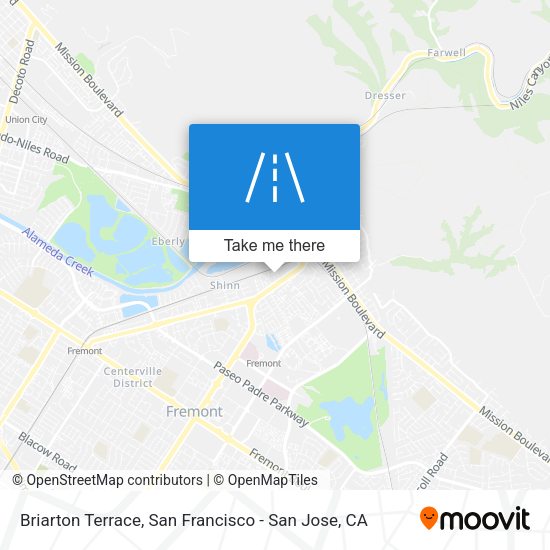 Mapa de Briarton Terrace