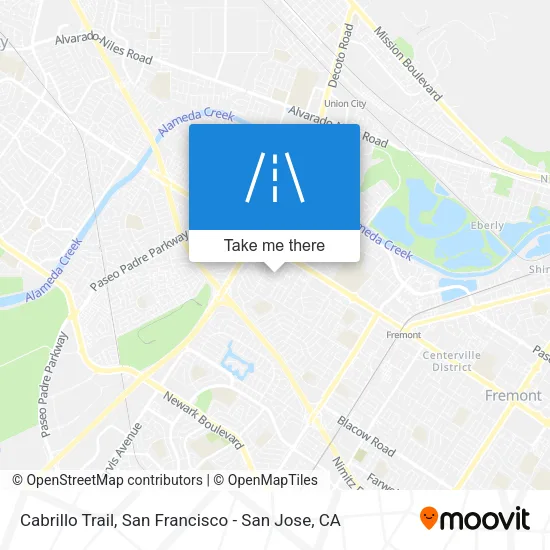 Mapa de Cabrillo Trail