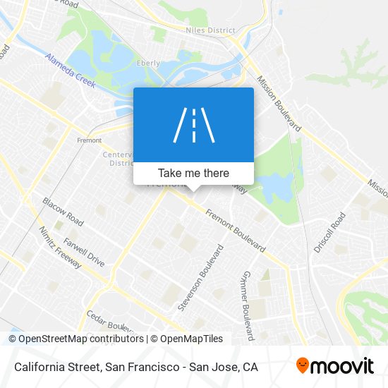 Mapa de California Street