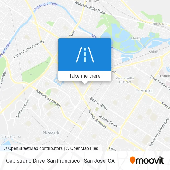 Capistrano Drive map