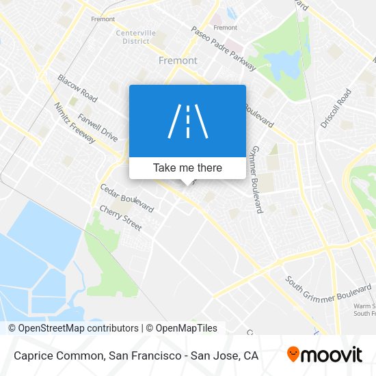 Mapa de Caprice Common