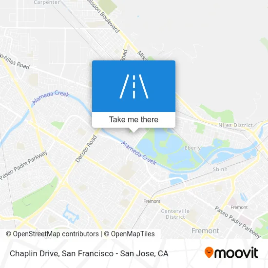 Chaplin Drive map