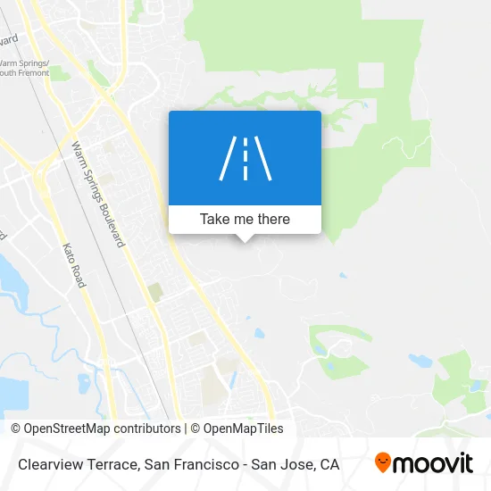 Clearview Terrace map