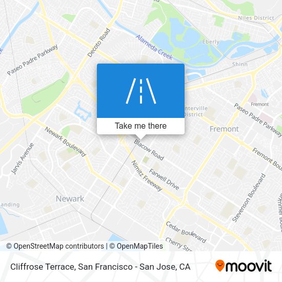Mapa de Cliffrose Terrace