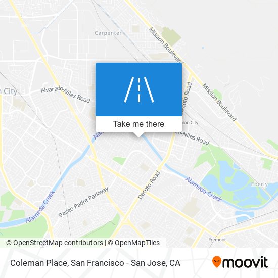 Mapa de Coleman Place