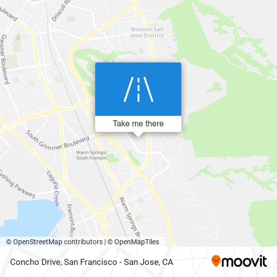 Concho Drive map
