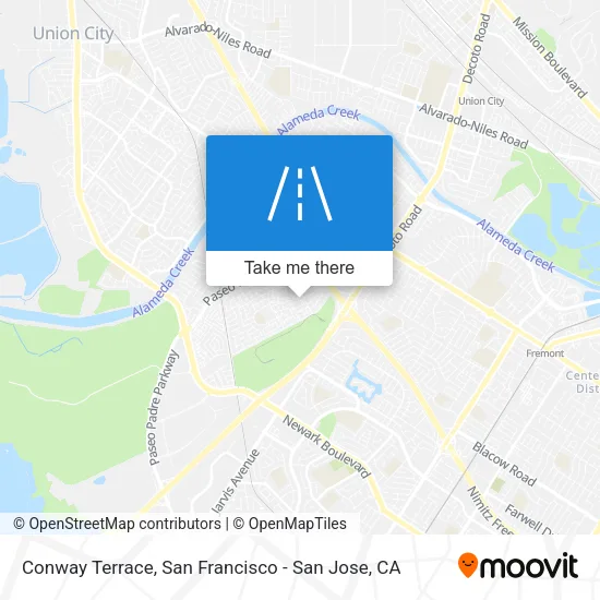 Mapa de Conway Terrace
