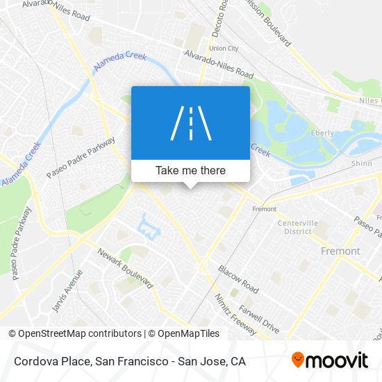 Cordova Place map