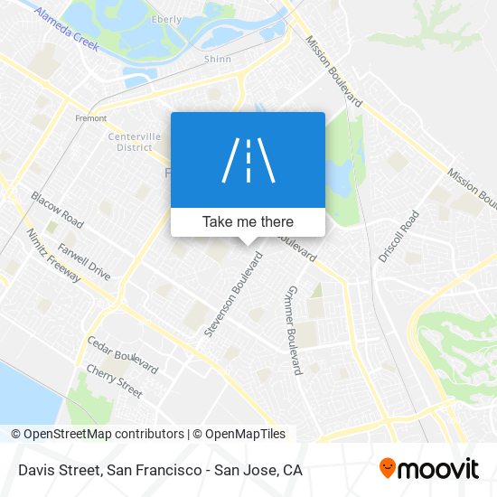 Davis Street map