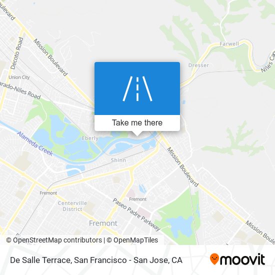 De Salle Terrace map