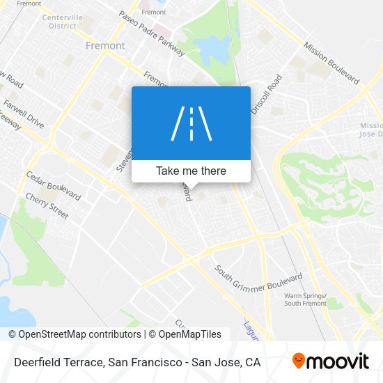 Deerfield Terrace map