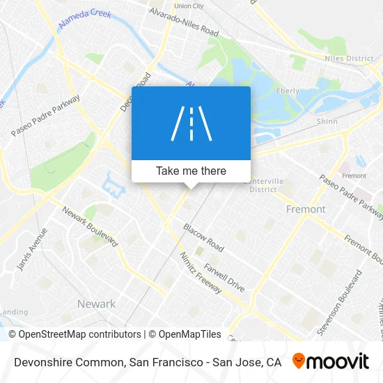 Devonshire Common map
