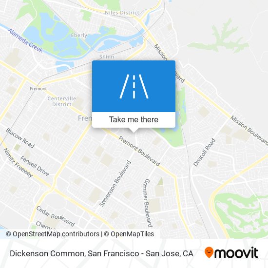 Dickenson Common map