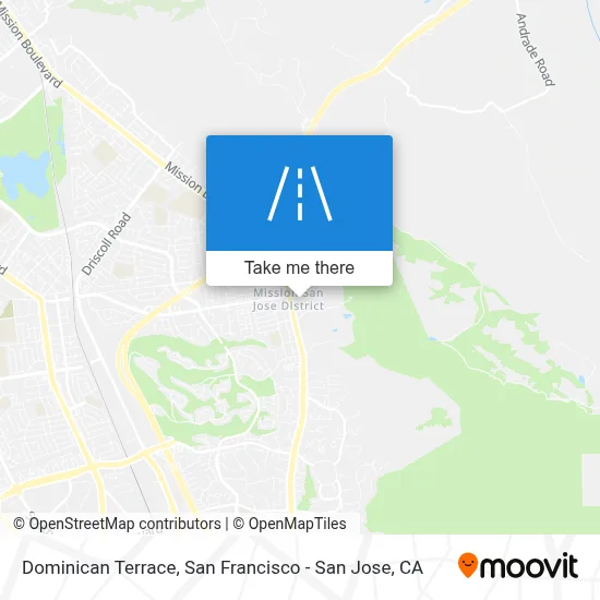 Dominican Terrace map