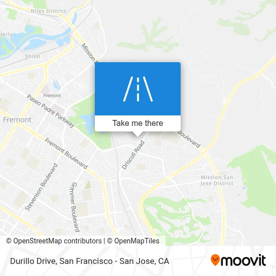 Durillo Drive map