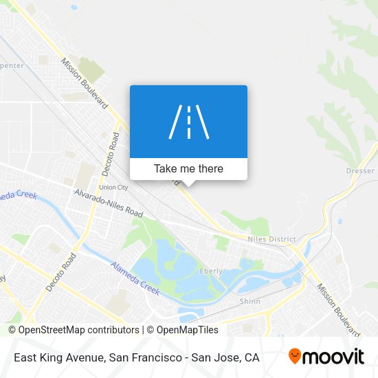 Mapa de East King Avenue