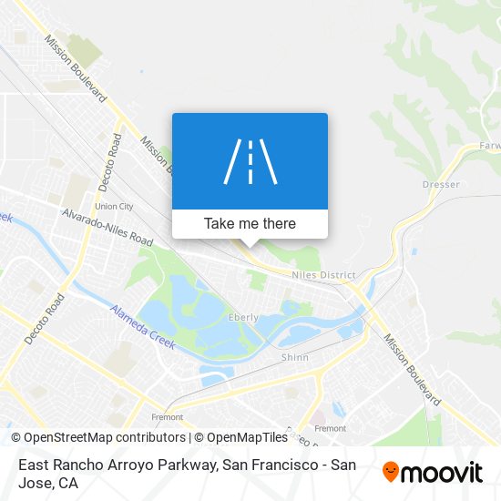 East Rancho Arroyo Parkway map