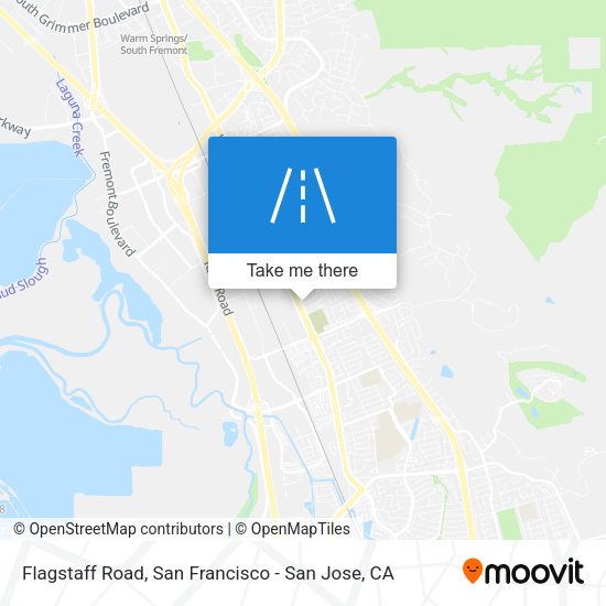 Mapa de Flagstaff Road