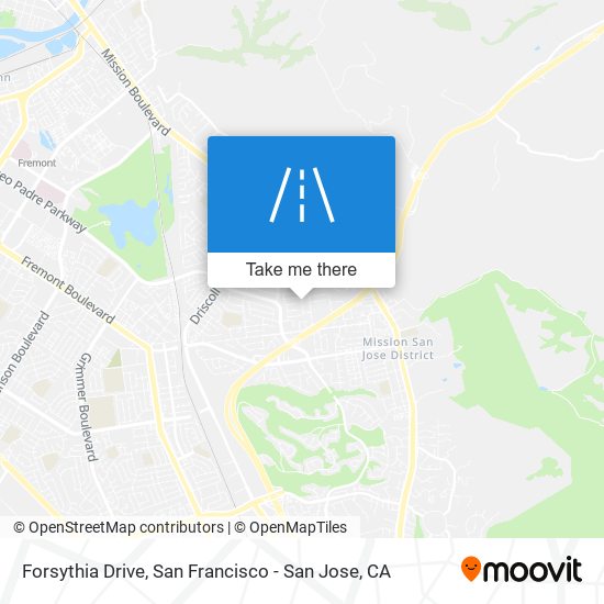 Forsythia Drive map