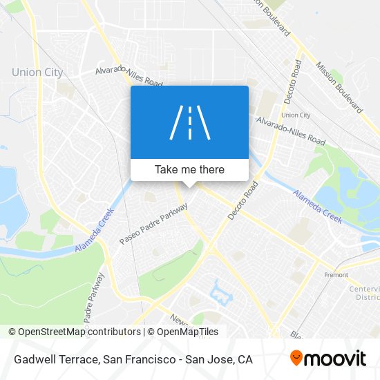 Gadwell Terrace map