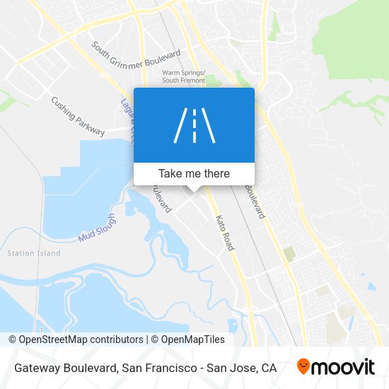 Gateway Boulevard map