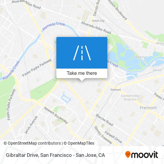Gibraltar Drive map
