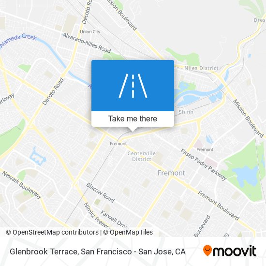 Glenbrook Terrace map