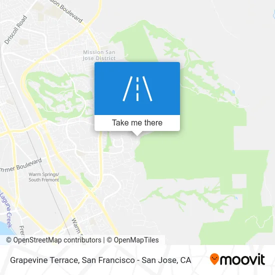 Grapevine Terrace map