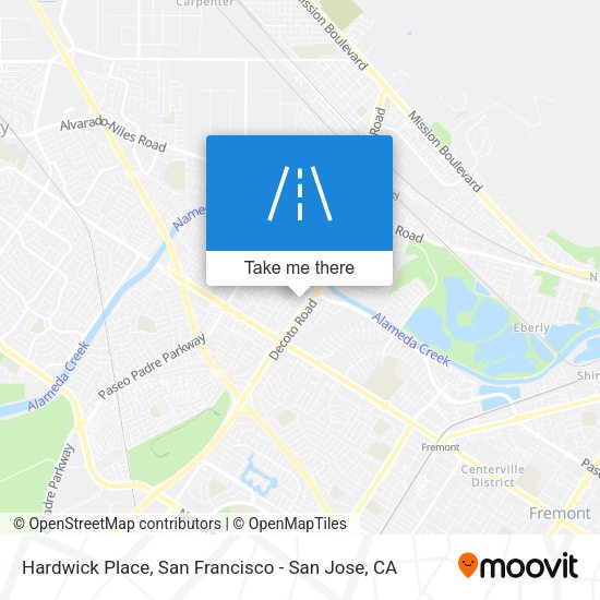 Hardwick Place map