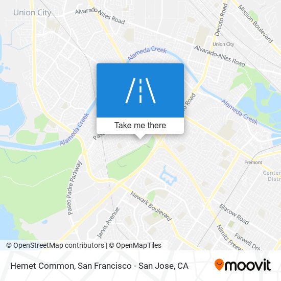 Mapa de Hemet Common