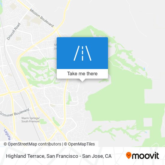 Highland Terrace map