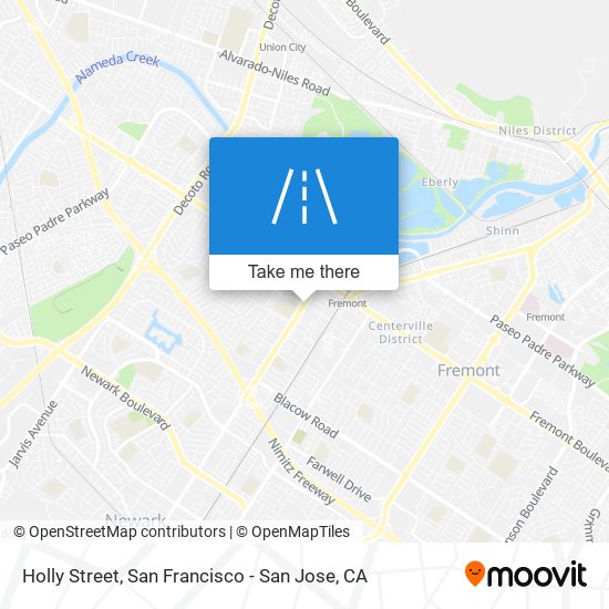 Holly Street map