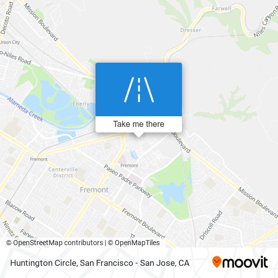 Mapa de Huntington Circle