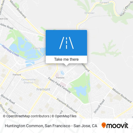 Huntington Common map