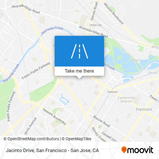 Jacinto Drive map