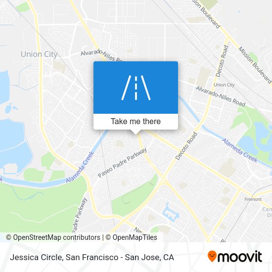 Mapa de Jessica Circle
