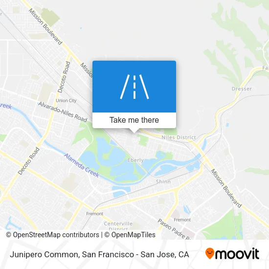 Mapa de Junipero Common